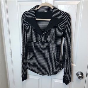 Lululemon Black & White Zipup Jacket